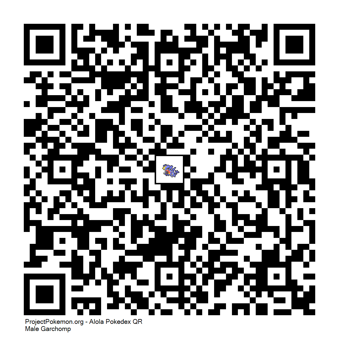 Cdigo QR de Garchomp